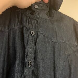 Highway Jeans Black Casual Button Down Shirt